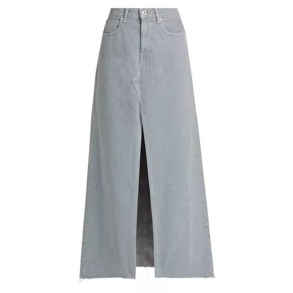 NEW SLVRLAKE low rise maxi skirt in dove - Picture 4 of 4